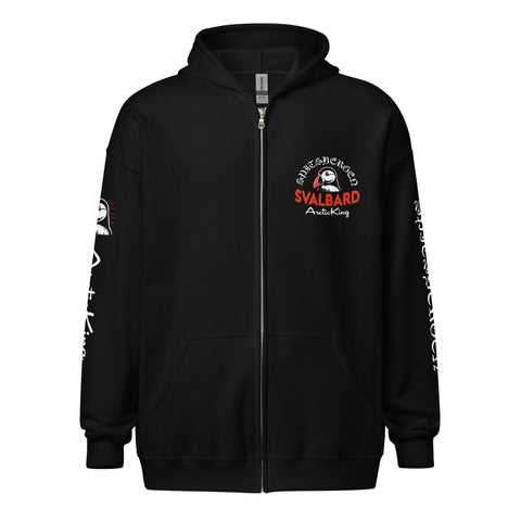 Svalbard Puffin zip hoodie