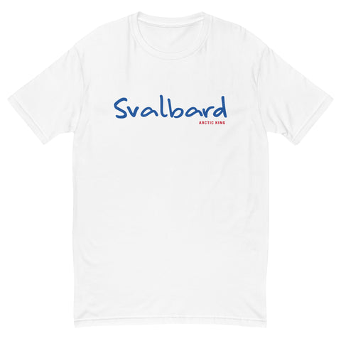 Svalbard Slogan Blue Short Sleeve T-shirt